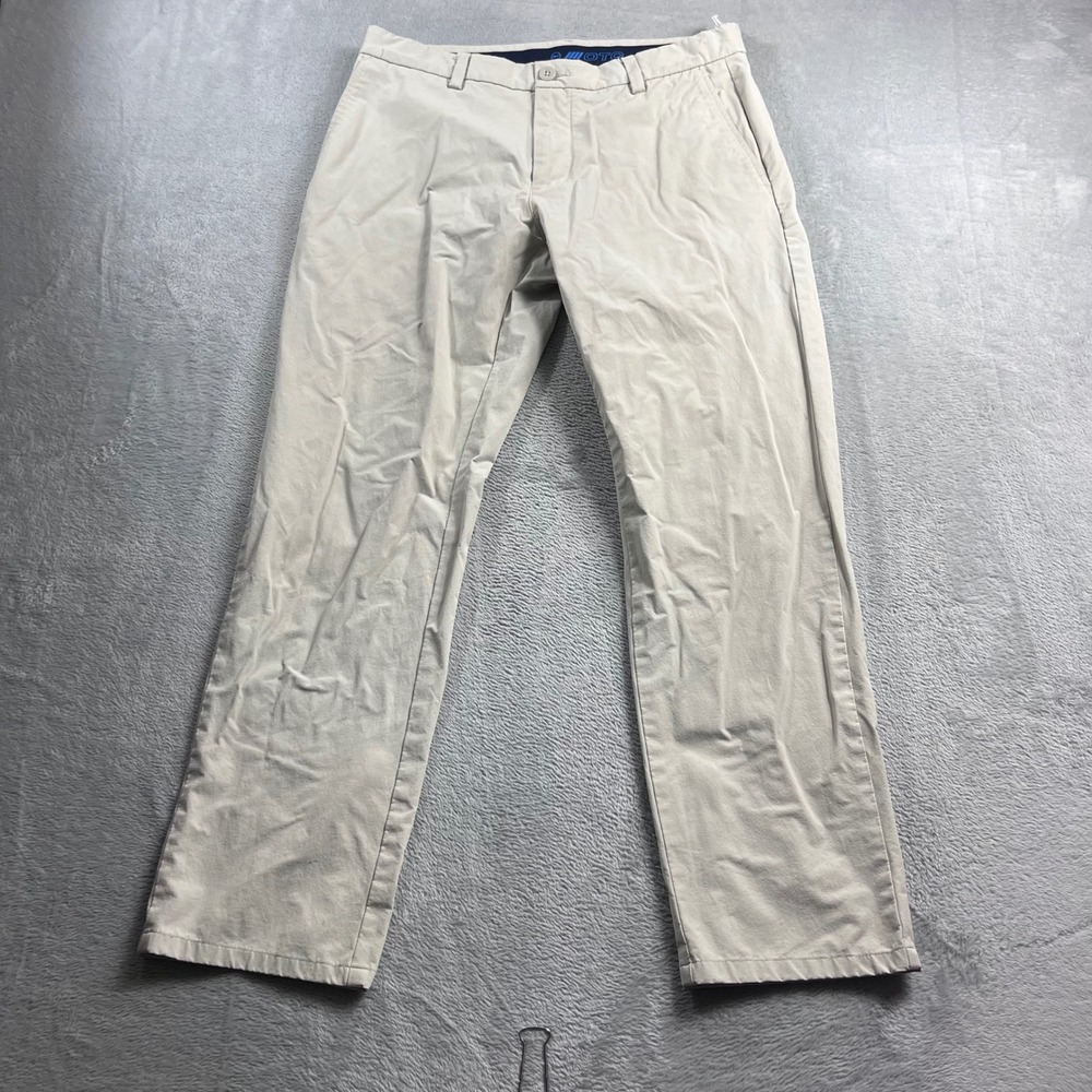 Vineyard Vines OTG On-The-Go Pants Men 32x30 Khaki Tan Performance Chino Stretch